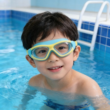Swim Goggles Anti Fog Uv - Óculos de natação infantis de alta