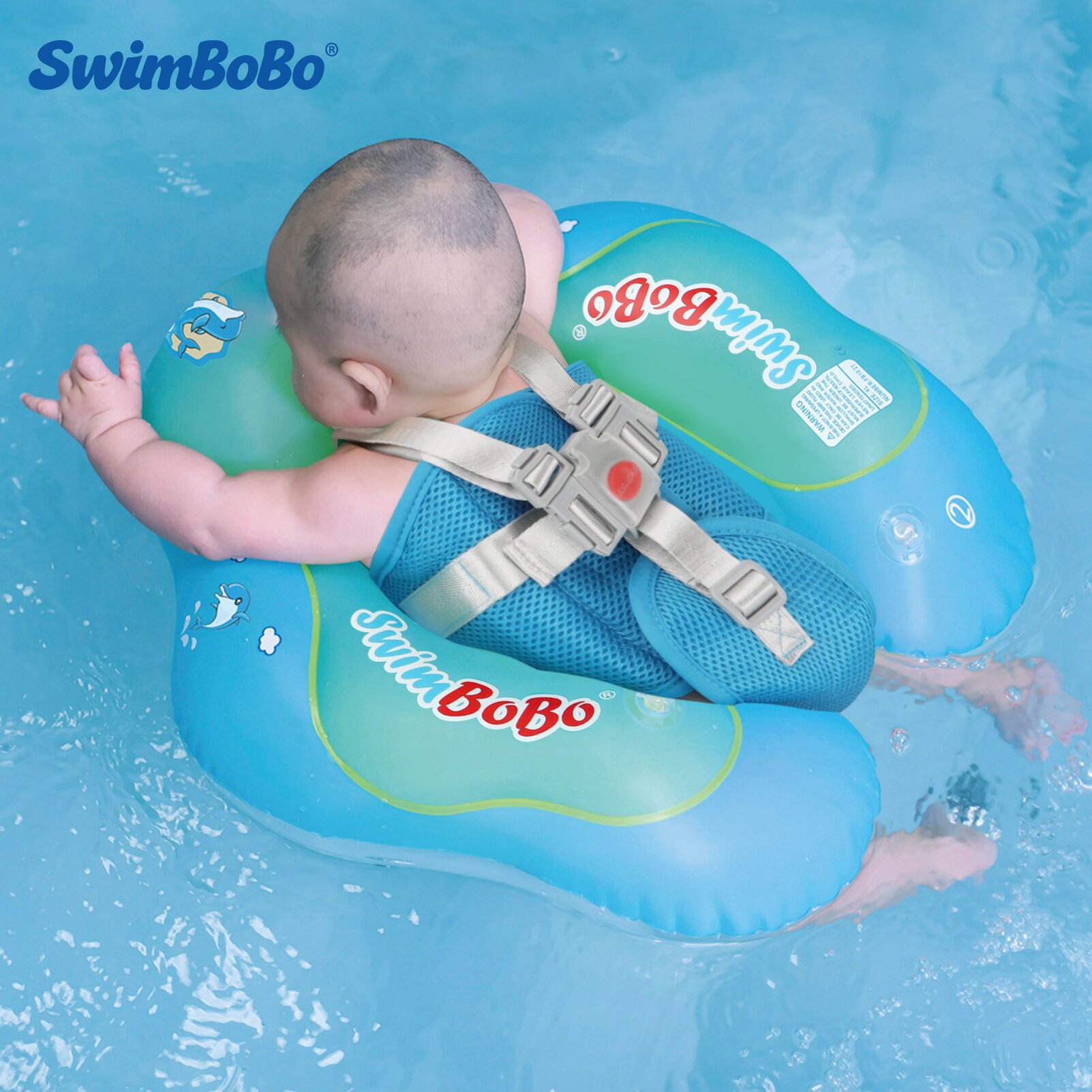 Pool Float Ring Inflatable - Swimbobo Novo Flutuador de Piscina para