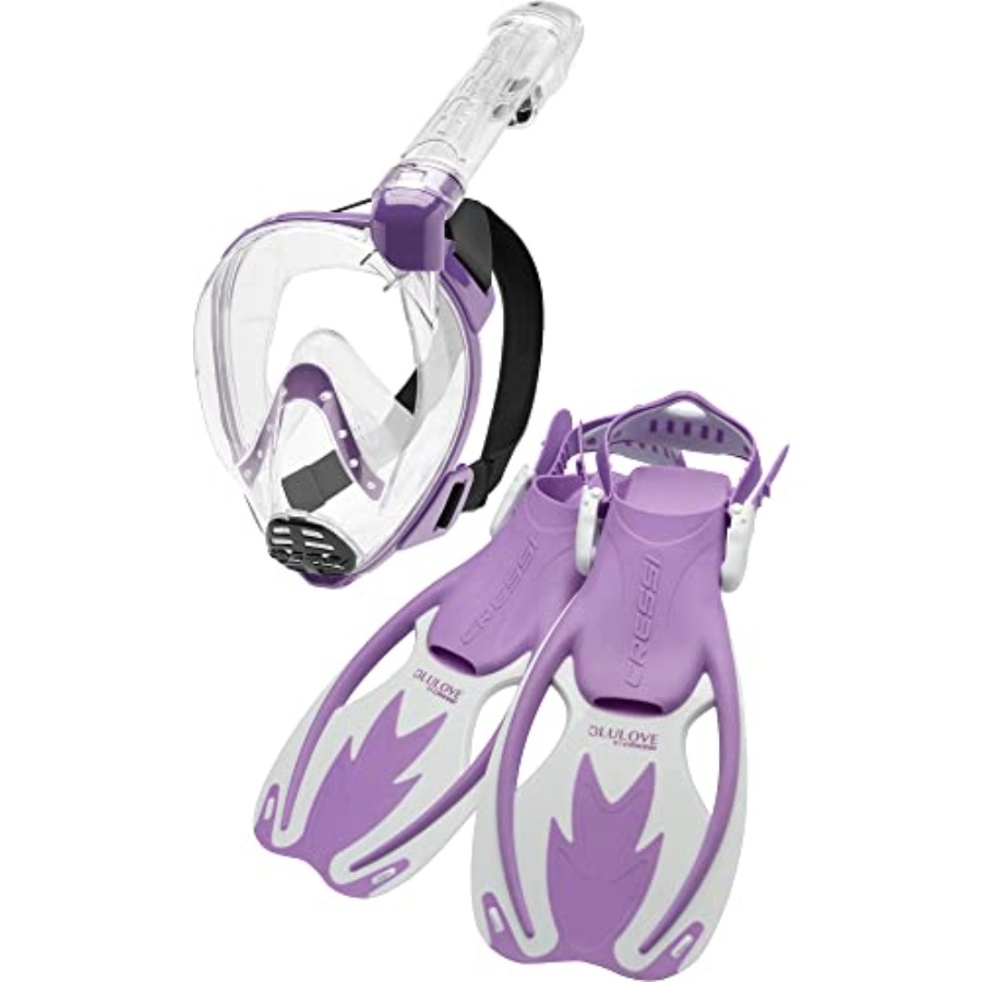 Snorkel Mask Full Face - Kit de snorkeling para crianças de