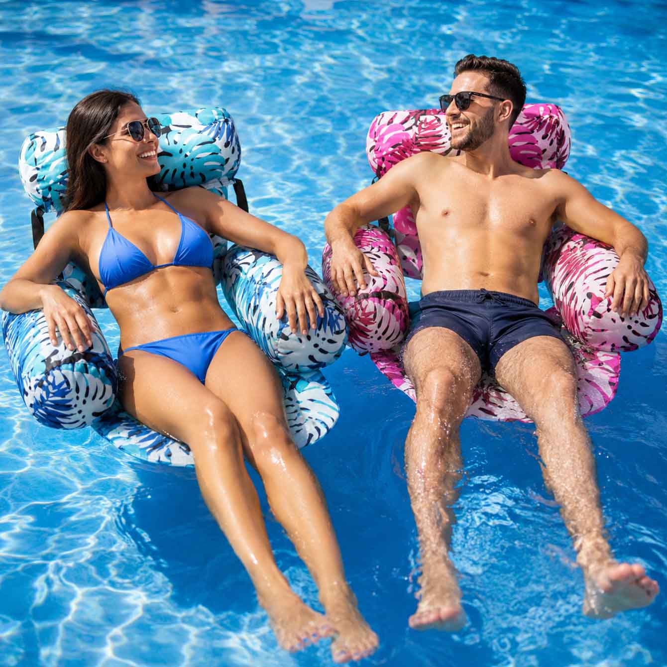 1PC Cadeira Flutuante Inflável - Pool Lounger Inflatable avaliação e preço