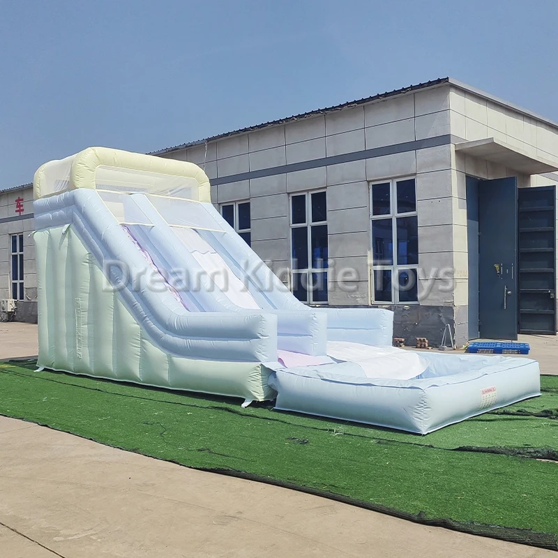 Tobogã inflável comercial com  - Water Slide Inflatable avaliação e preço