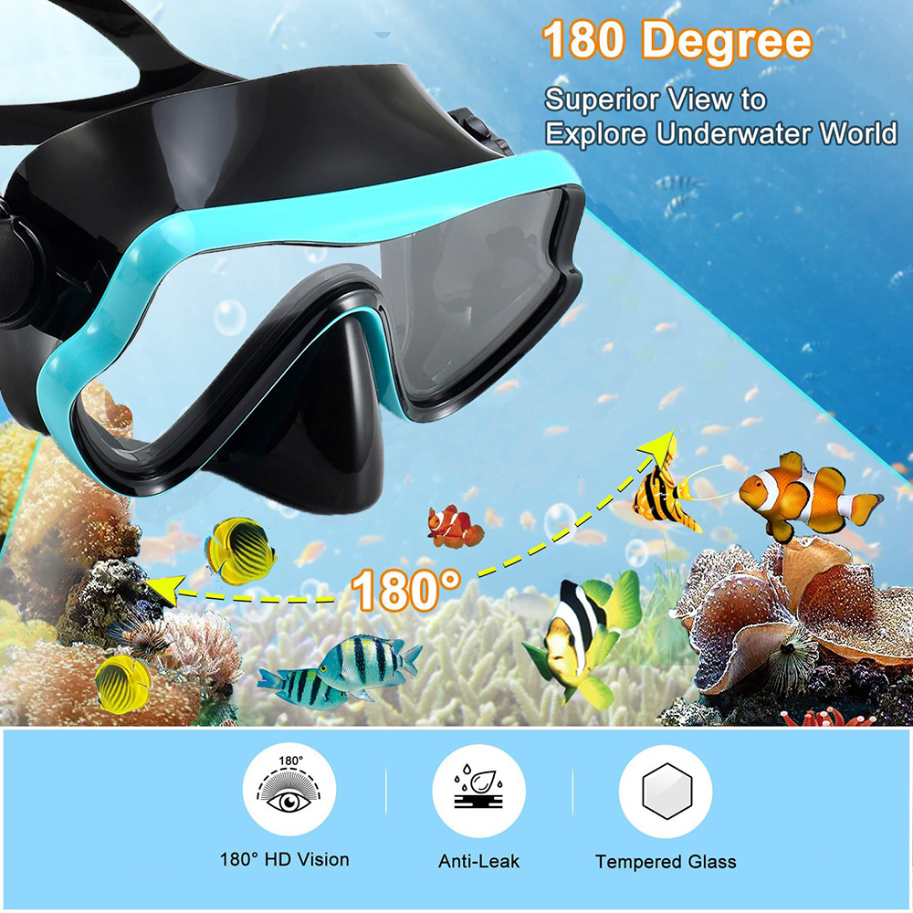 Máscara de mergulho óculos de  - Snorkel Mask Full Face avaliação e preço