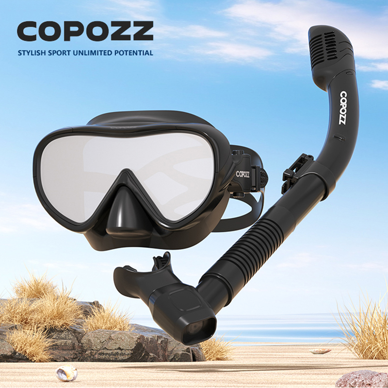 COPOZZ Nova Máscara de Mergulh - Snorkel Mask Full Face avaliação e preço