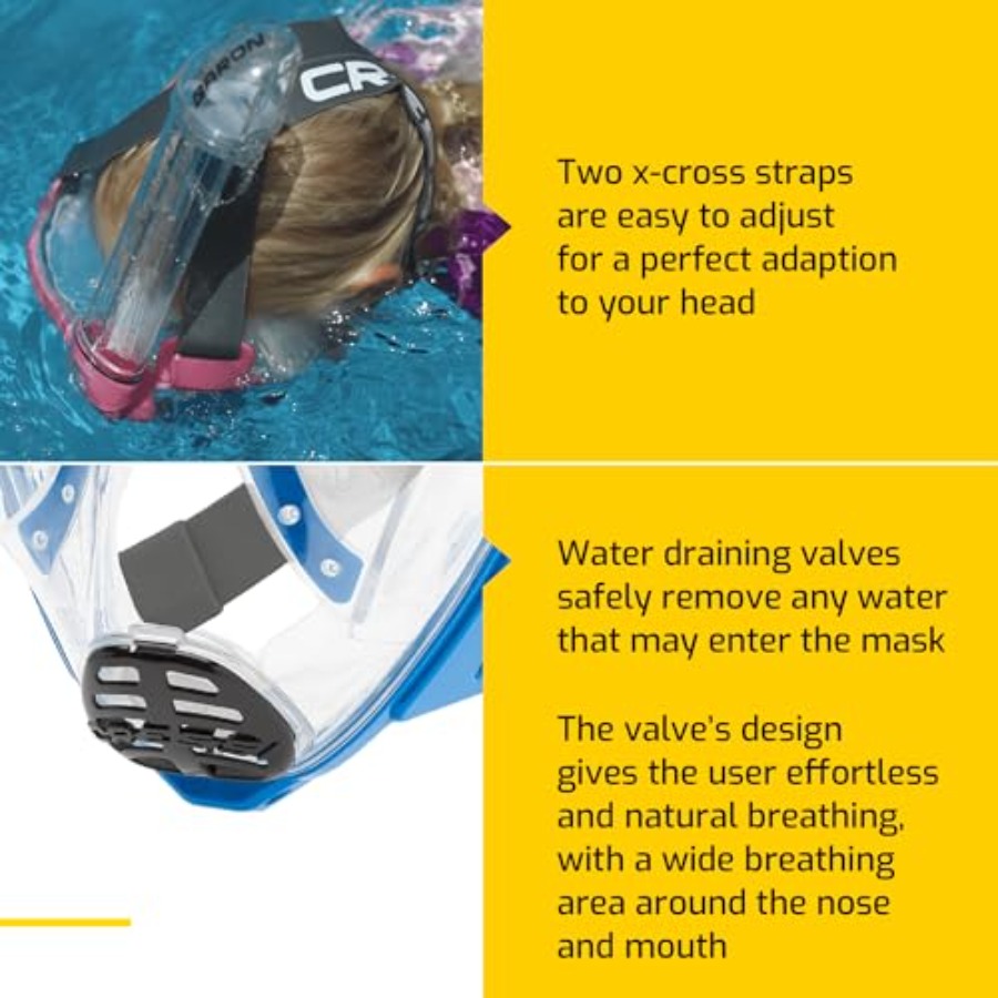 Kit de snorkeling para criança - Snorkel Mask Full Face avaliação e preço