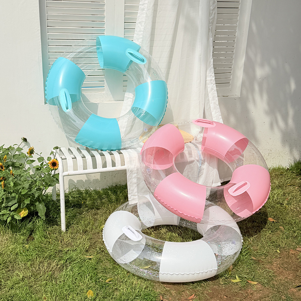Boia Inflável Transparente par - Pool Lounger Inflatable avaliação e preço
