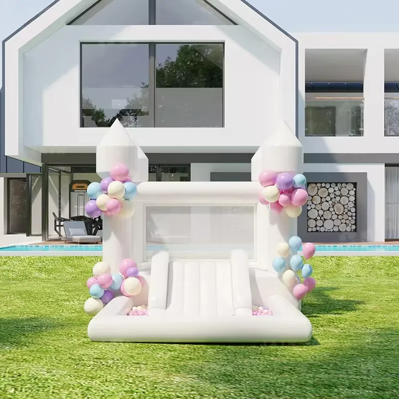Castelo Inflável Branco de Qua - Water Slide Inflatable avaliação e preço